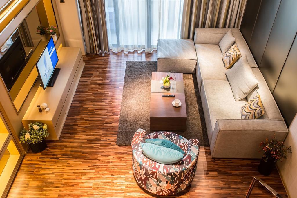一呆公寓广州保利中达店 Canton Extérieur photo