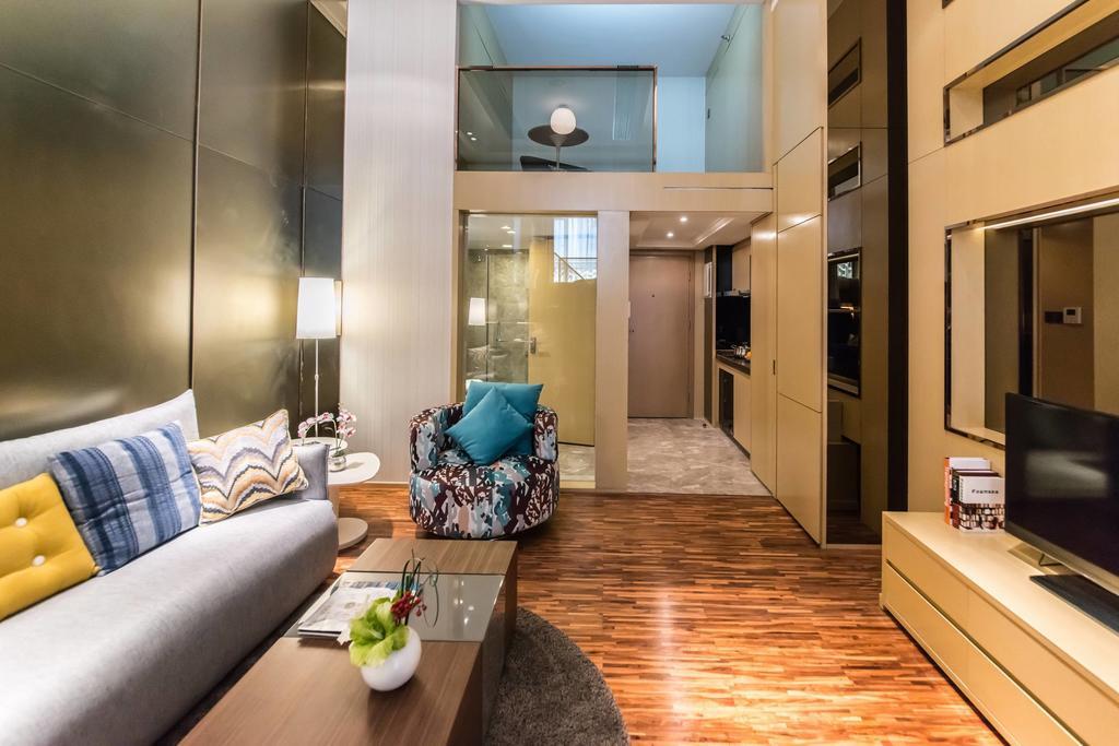 一呆公寓广州保利中达店 Canton Extérieur photo
