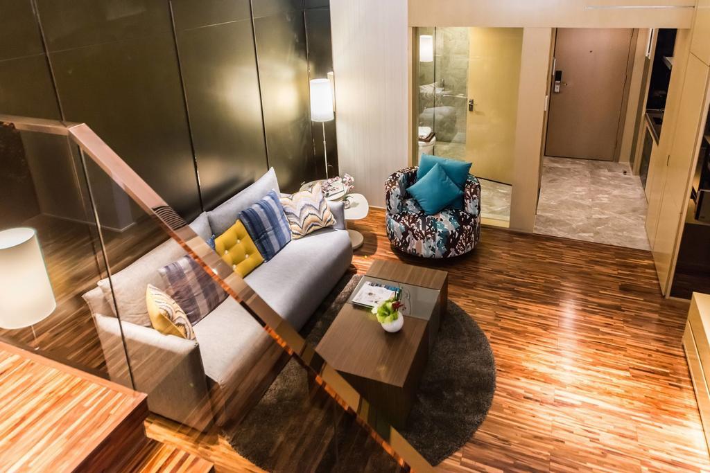 一呆公寓广州保利中达店 Canton Extérieur photo